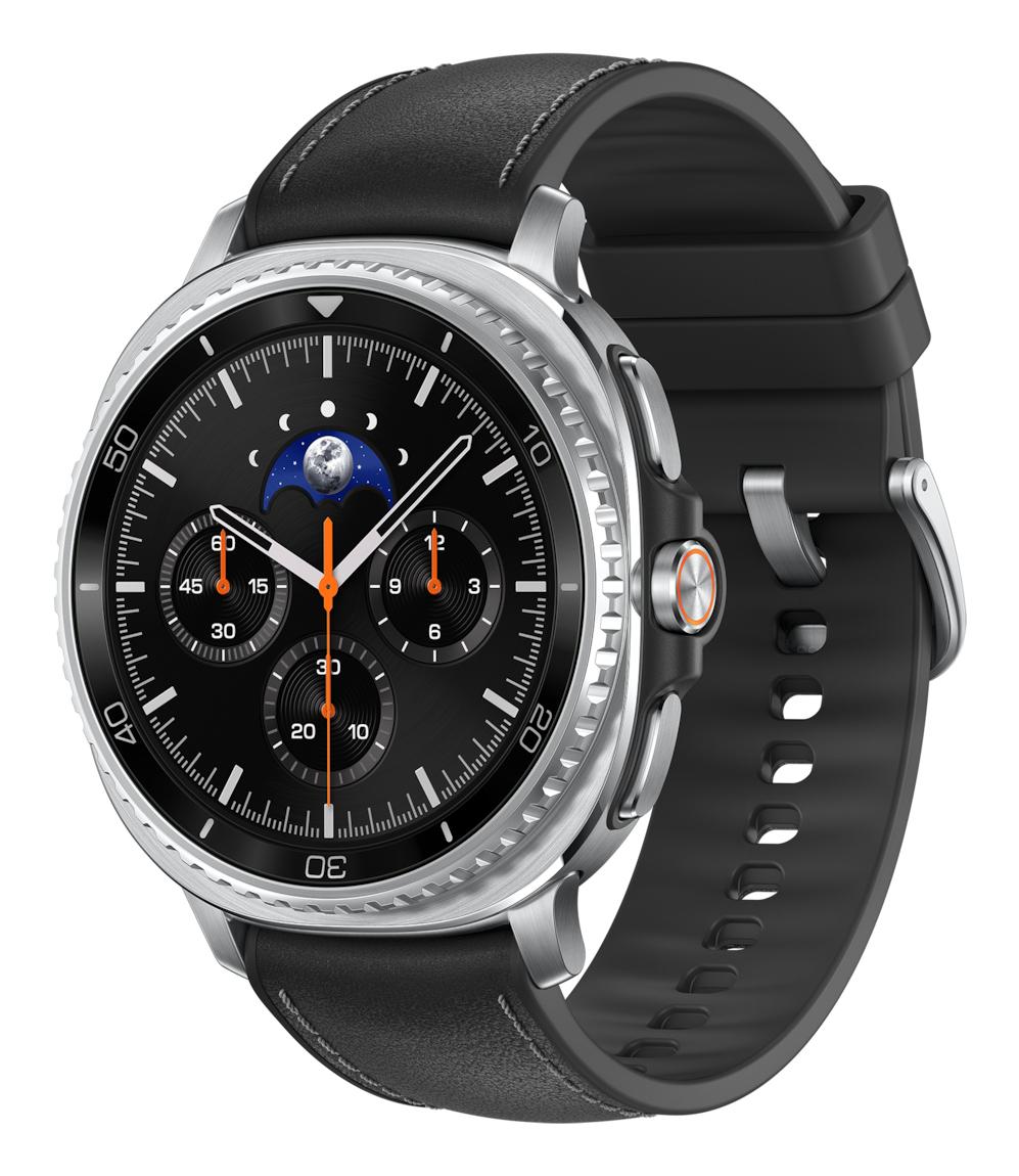 Samsung Galaxy Watch 8 Classic 3,3 cm (1.3") AMOLED 46 mm Digitale 438 x 438 Pixel Touch screen Argento Wi-Fi GPS (satellitare)