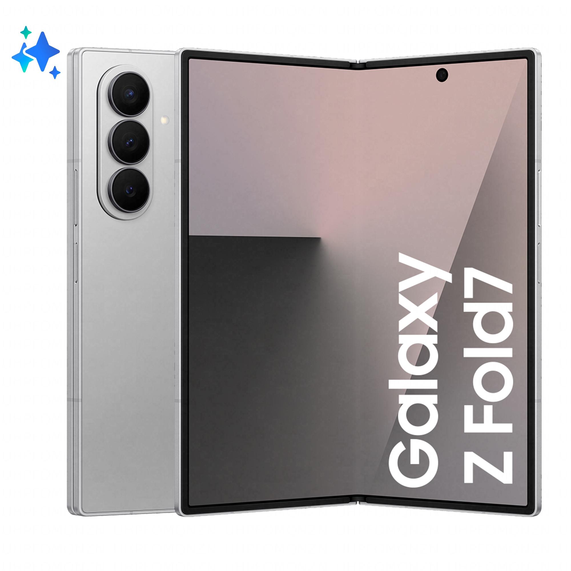 Samsung Galaxy Z Fold7 Smartphone AI, RAM 12GB, 256GB, Display 6,5"/8", Camera 200MP, Batteria a lunga durata, Silver Shadow