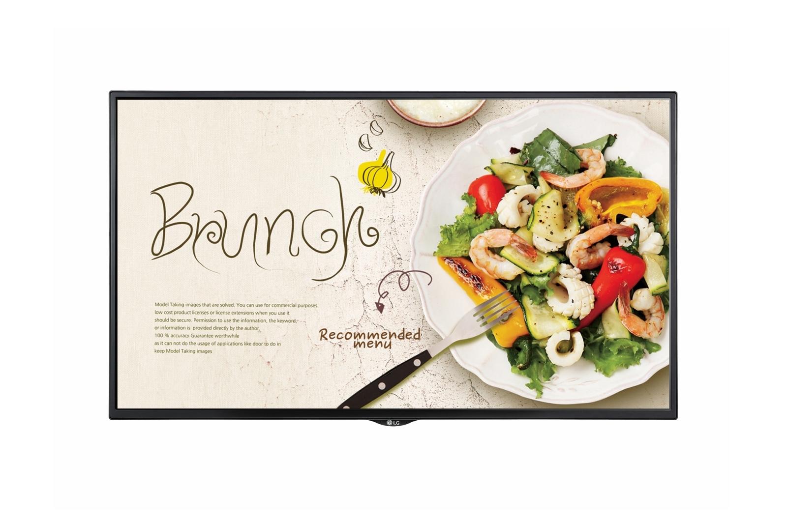 LG 49SM5KE-B visualizzatore di messaggi Pannello piatto per segnaletica digitale 1245 cm (49") LED 450 cd/m Full HD Nero