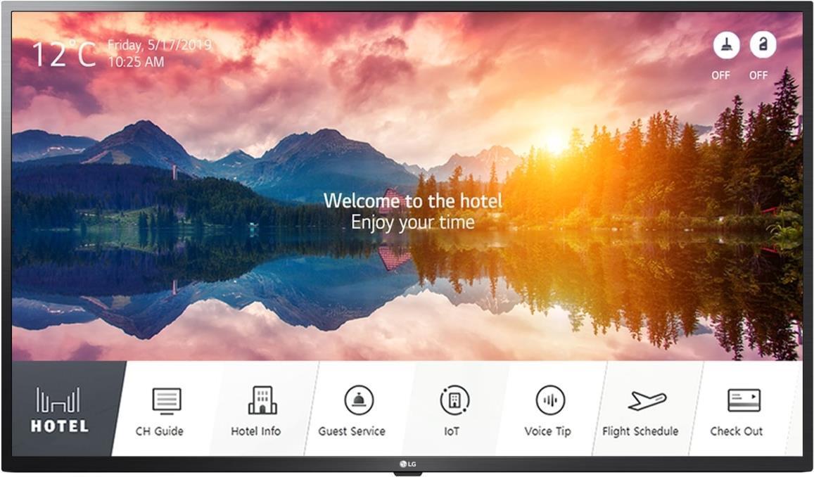 LG 43US662H TV - 43P - SMART HOTEL - CENTRIC DIRECT MODE HOTEL - RSOLUTION 3 840 2 160 (UHD)
