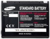 Samsung - batteria per cellulare - Li-Ion - per SGH-ZV60