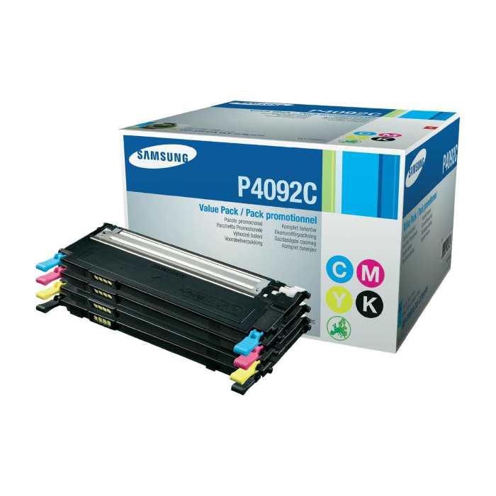 SAMSUNG KIT TONER ORIGINALI NERO 1.500 PAG COLORI 1.000 PAG CLT-P4092C/ELS