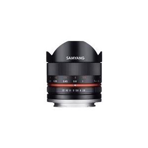 Samyang F 2.8/8 Fish-Eye II nero Fuji X (1220310101)
