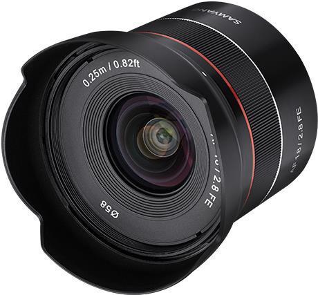 Obiettivo grandangolare Samyang AF 18mm F2.8 FE MILC nero (22841)