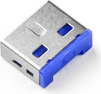 SMARTKEEPER ESSENTIAL 6x USB-A Blocker con 1x chiave di blocco Basic Blue