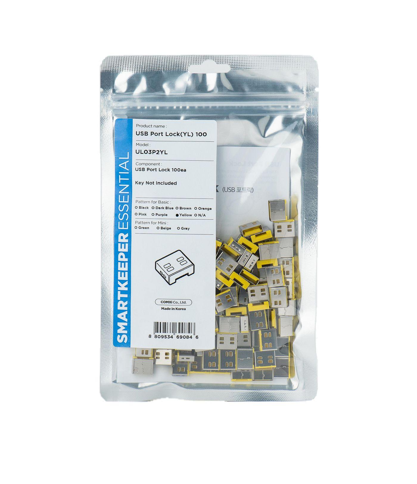 SMARTKEEPER ESSENTIAL 100 blocchi USB-A gialli