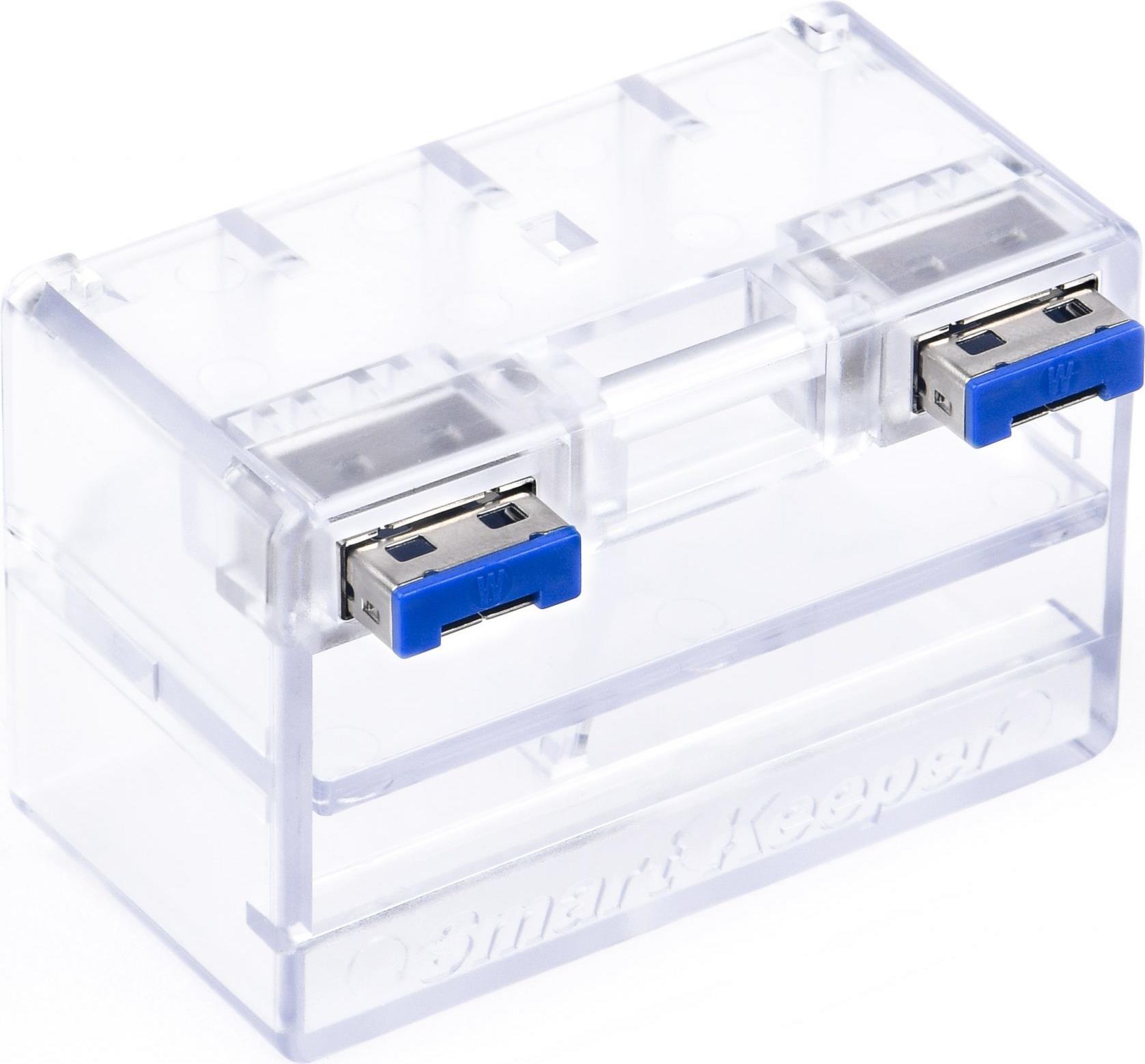 Smartkeeper CSK-NM10/P8 Interfaccia Blocco di plastica trasparente RJ-45 1 pezzo (E) (CSK-NM10/P8)