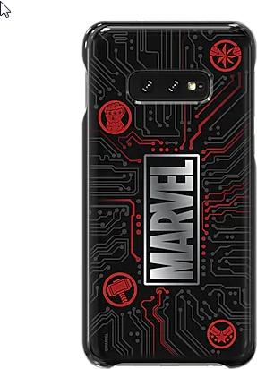 Samsung Galaxy Friends Marvel GP -G970HIFGH - Coperchio posteriore per telefono cellulare - Policarbonato - Brown - Marvel Logo