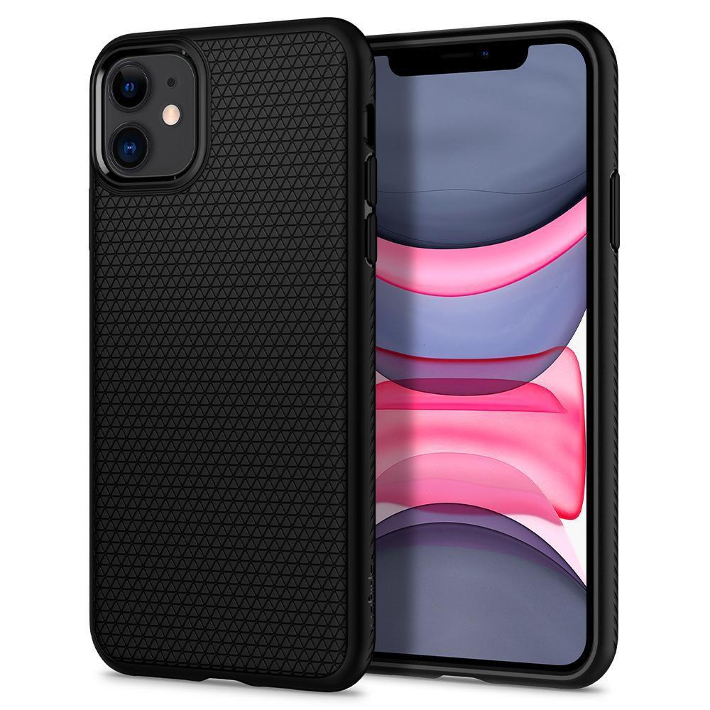 Spigen Liquid Air custodia per cellulare Cover Nero (Spigen Liquid Air for iPhone 11 & XR - Black)