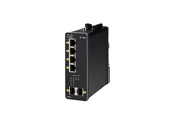 IE1K with 2 GE SFP - 4 PoE 10/100 with total of 6 ports