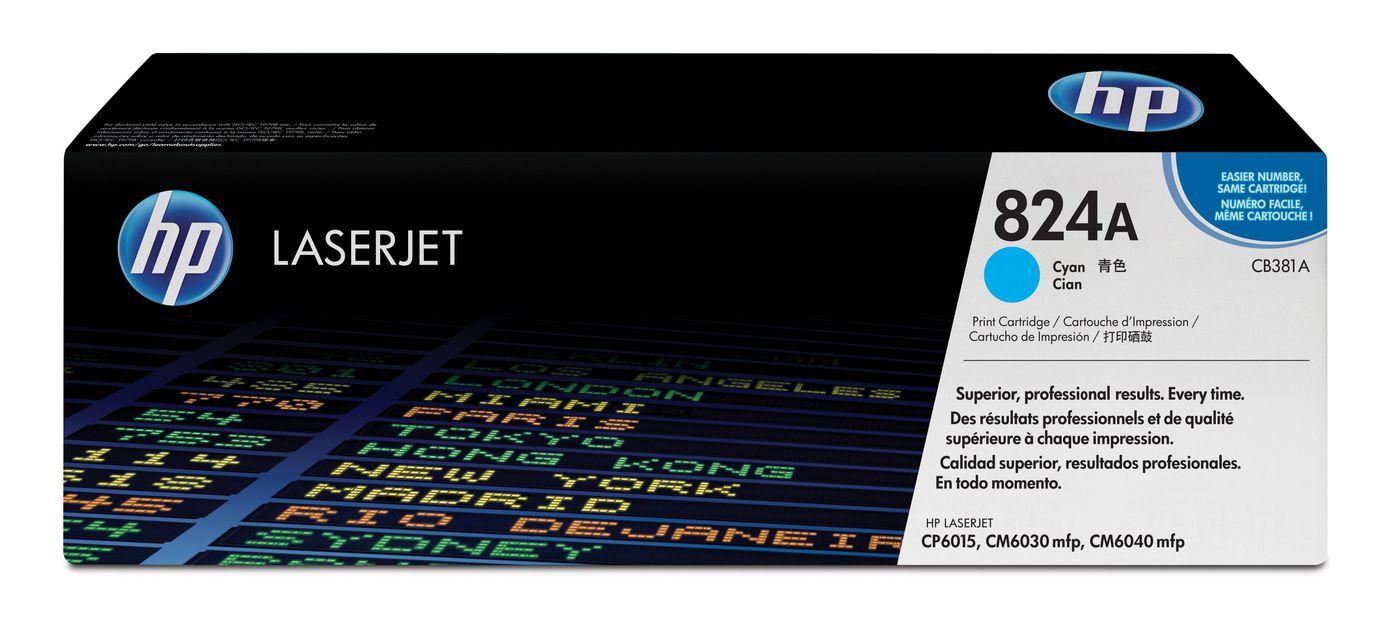 Toner HP 824A Originale Ciano 1 pezzo(i) [CB381A]