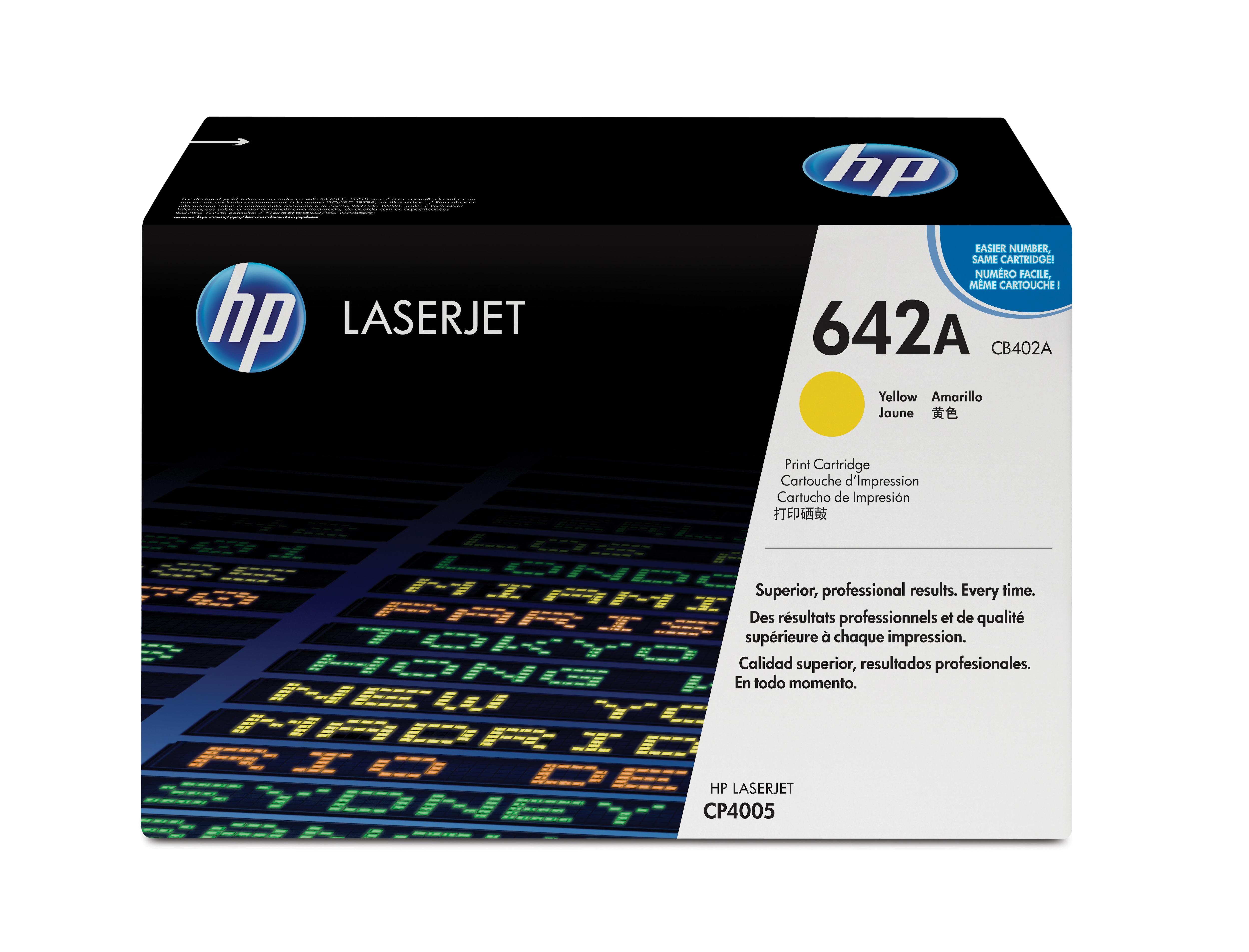 HP 642A Yellow Original...