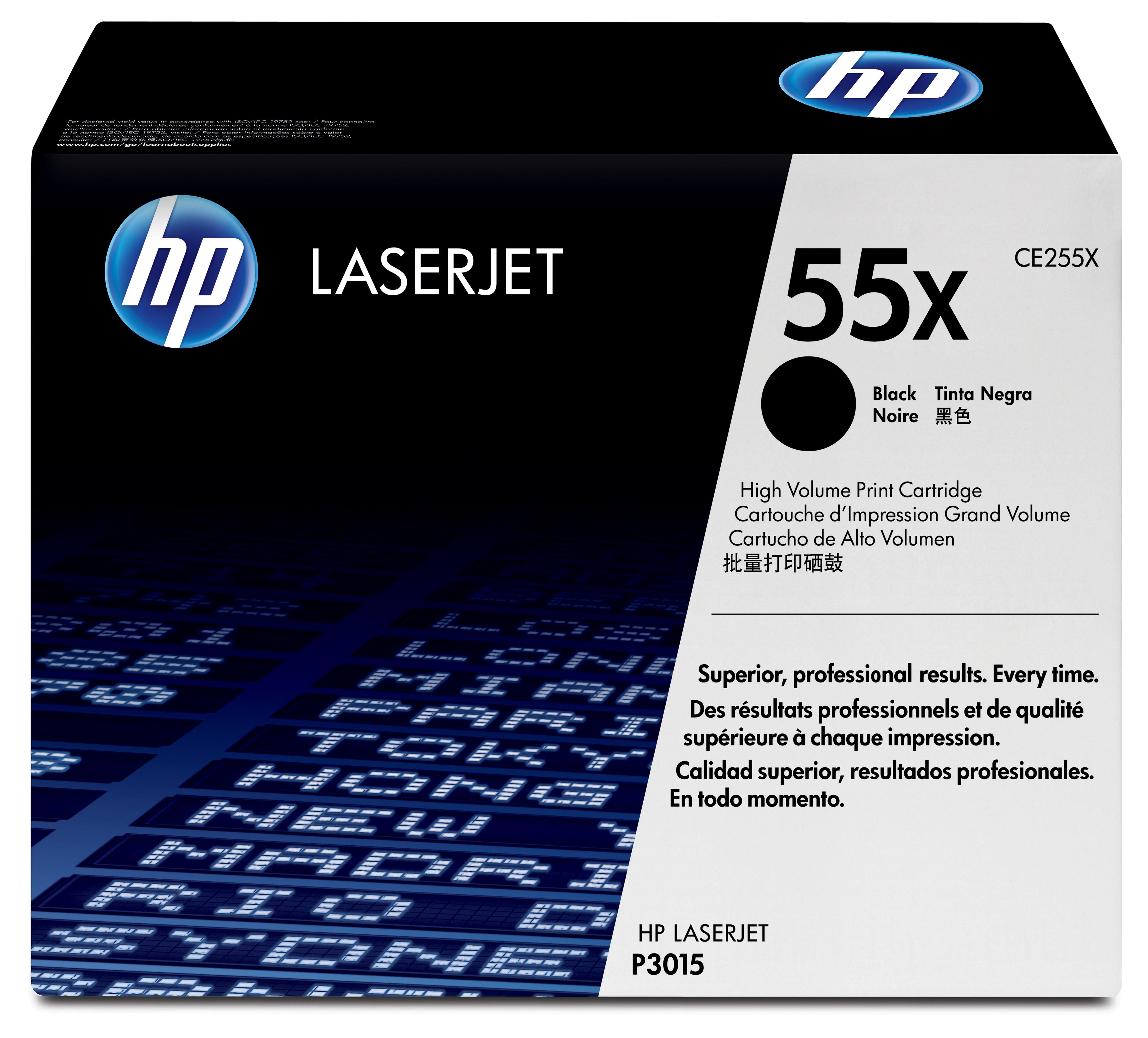 HP Cartuccia Toner originale Nero ad Alta Capacita Laserjet 55x