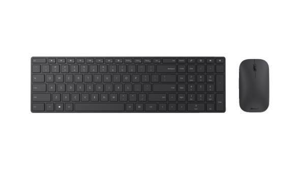 Microsoft Designer Bluetooth Desktop tastiera Mouse incluso QWERTZ Tedesco Nero