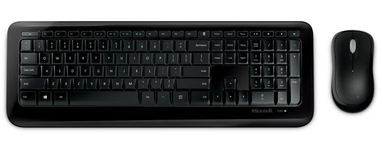 Microsoft Wireless Desktop 850 tastiera Mouse incluso RF Wireless Nero