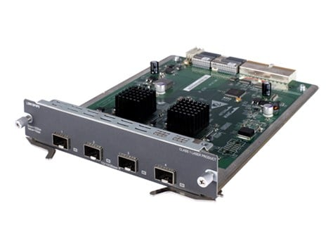 Modulo SFP+ 10GbE 5800 a 4 porte - 10 Gigabit Ethernet - Fast Ethernet - Gigabit Ethernet - 10.100.1000.10000 Mbit/s - HP 5800