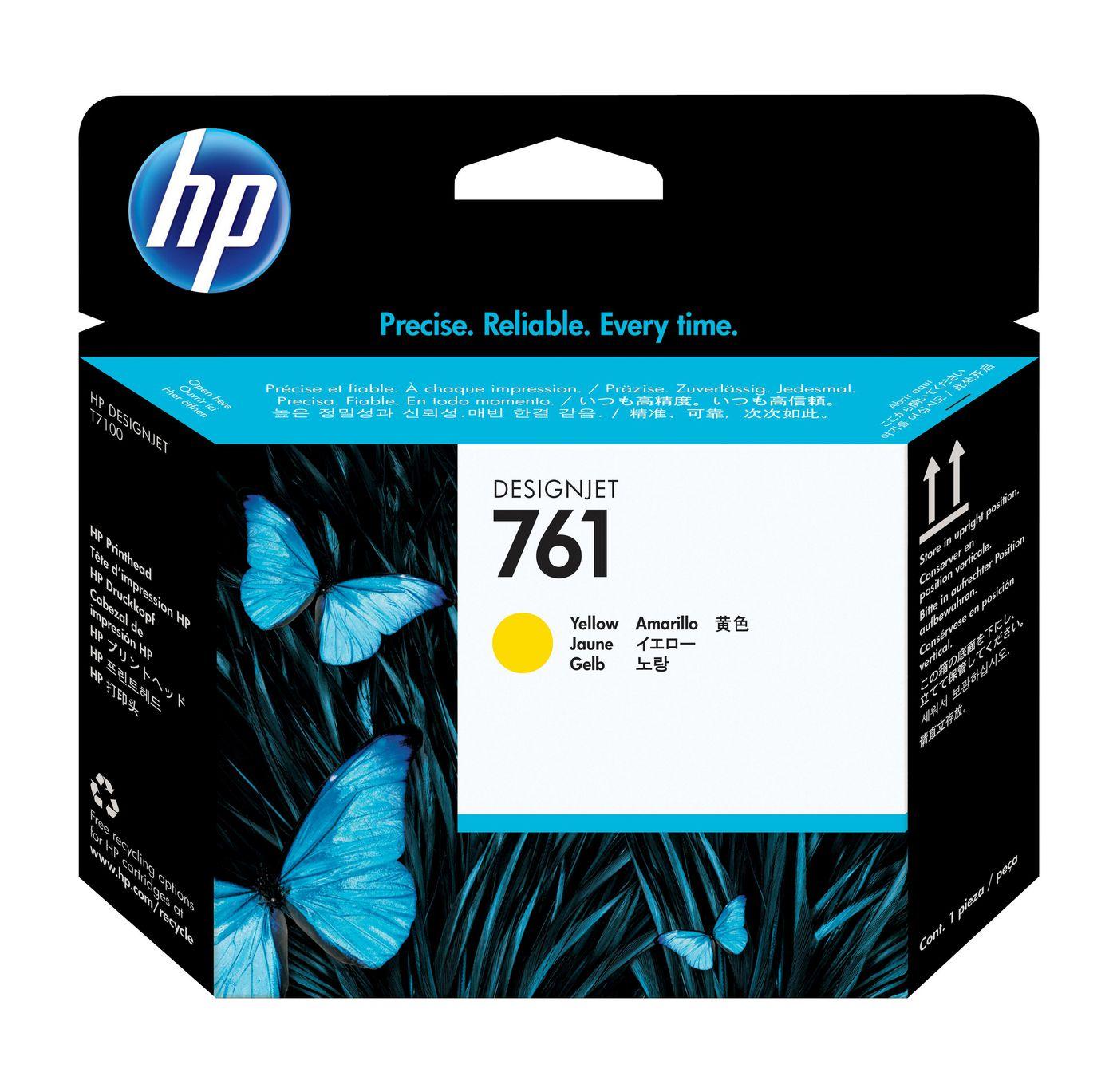 ORIGINAL HP Testina per stampa giallo CH645A 761