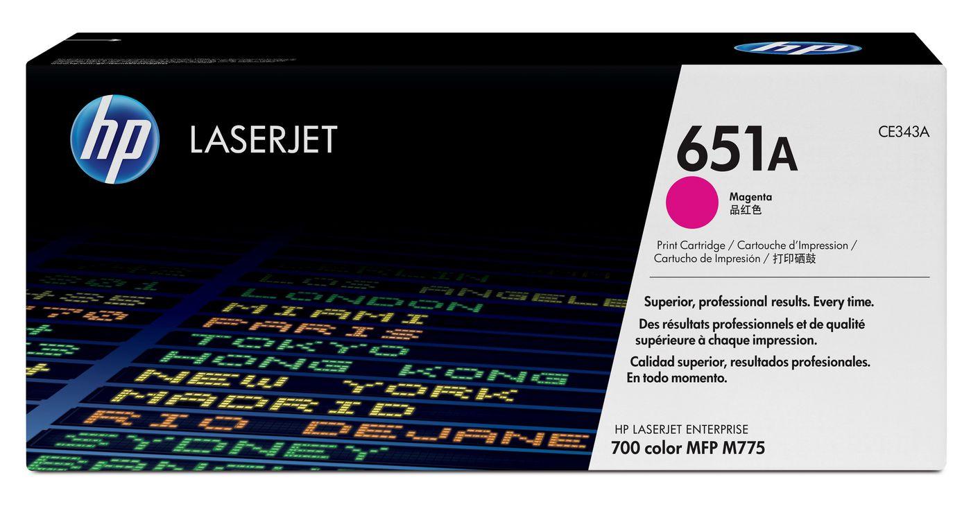 Toner HP 651A Originale Magenta 1 pezzo(i) [CE343A]