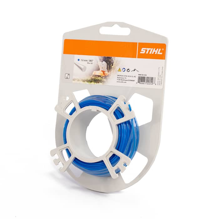 Stihl 9302334 filo falciante rotolo rotondo 1,6 mm 20 m, blu