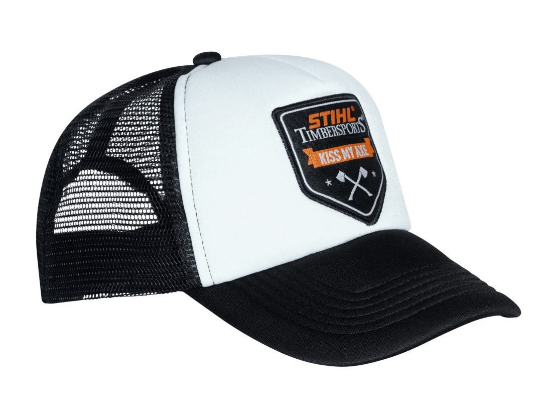 Stihl 4640210050 Cappellino Trucker, nero, bianco, taglia unica