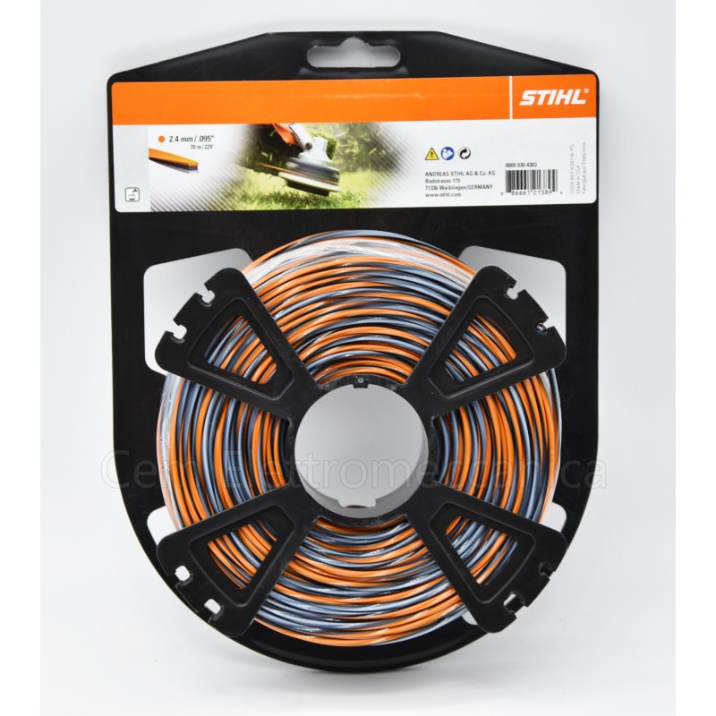 Filo da falciatura STIHL Pro High Tech Nylon Line 2,4 mm, 70 m