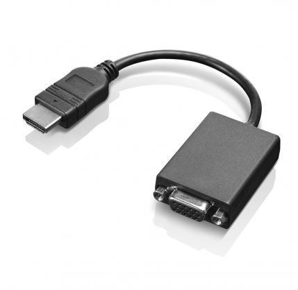 Lenovo HDMI / VGA 02 m Nero
