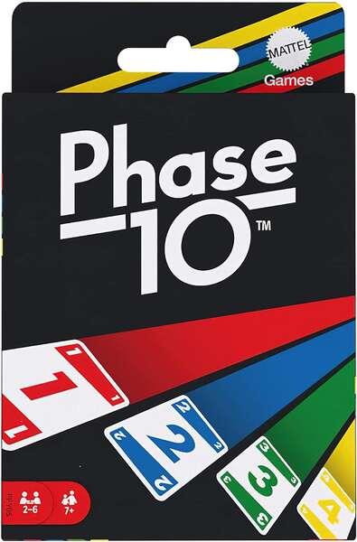 Gioco di carte Fase 10 - Da 2 a 4 giocatori - Dai 7 anni in su - Durata 15min. ca.
