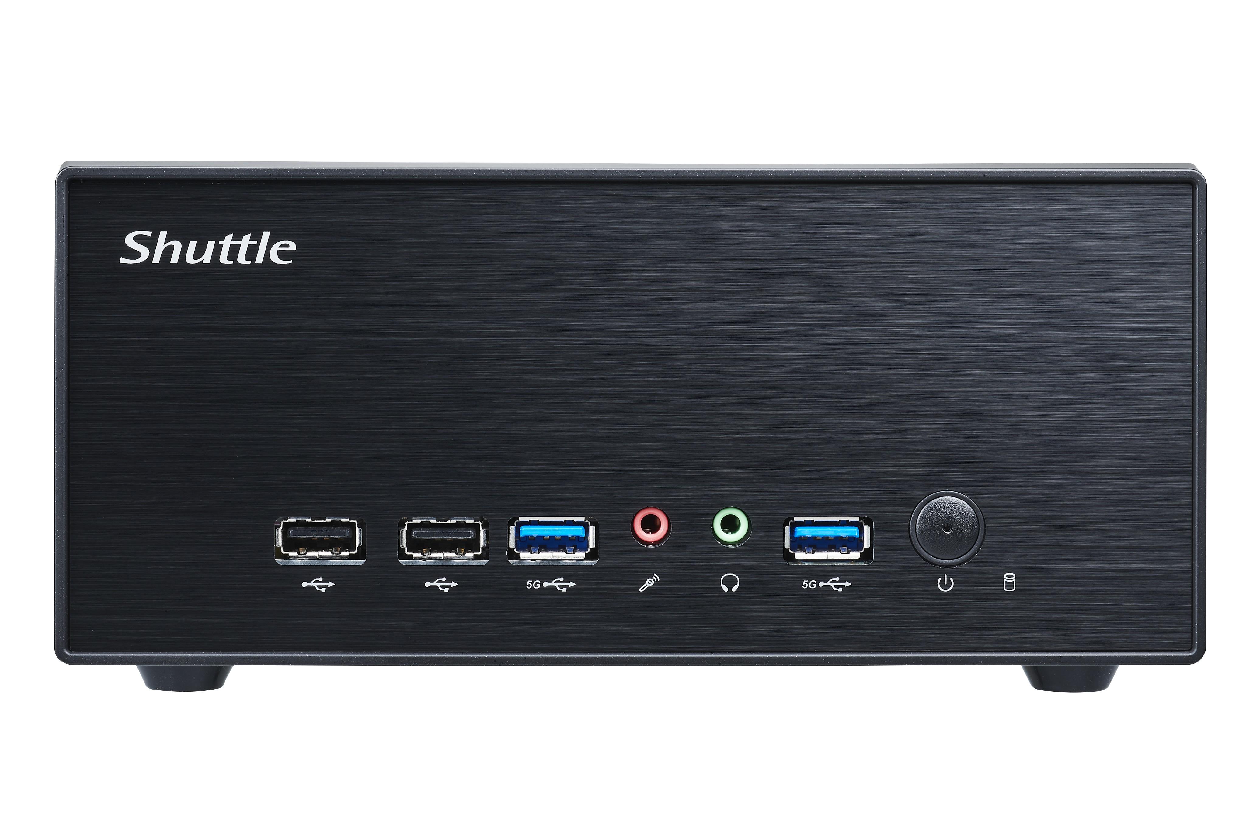 Shuttle XPС slim XH610G2 barebone per PC/stazione di lavoro Desktop Nero Intel H610 LGA 1700