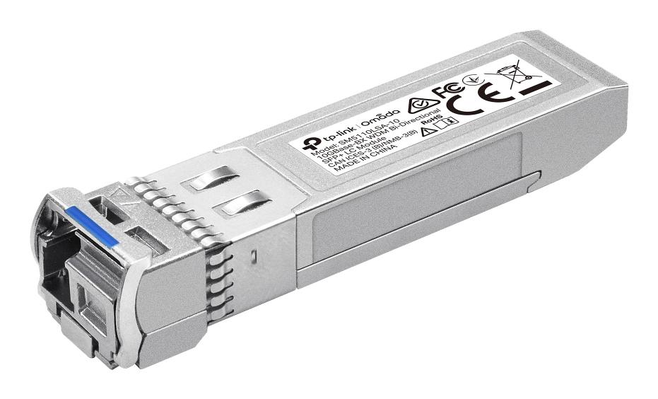 TP-Link - 1000Base-BX WDM Bi-Directional SFP Module, LC connector, TX:1550nm/RX:1310nm, single-mode, 10km