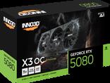 Inno3D Gaming OC GeForce RTX 5080 X3 NVIDIA 16 GB GDDR7 (Inno3D RTX5080 X3 Gaming OC 16GB GDDR7)