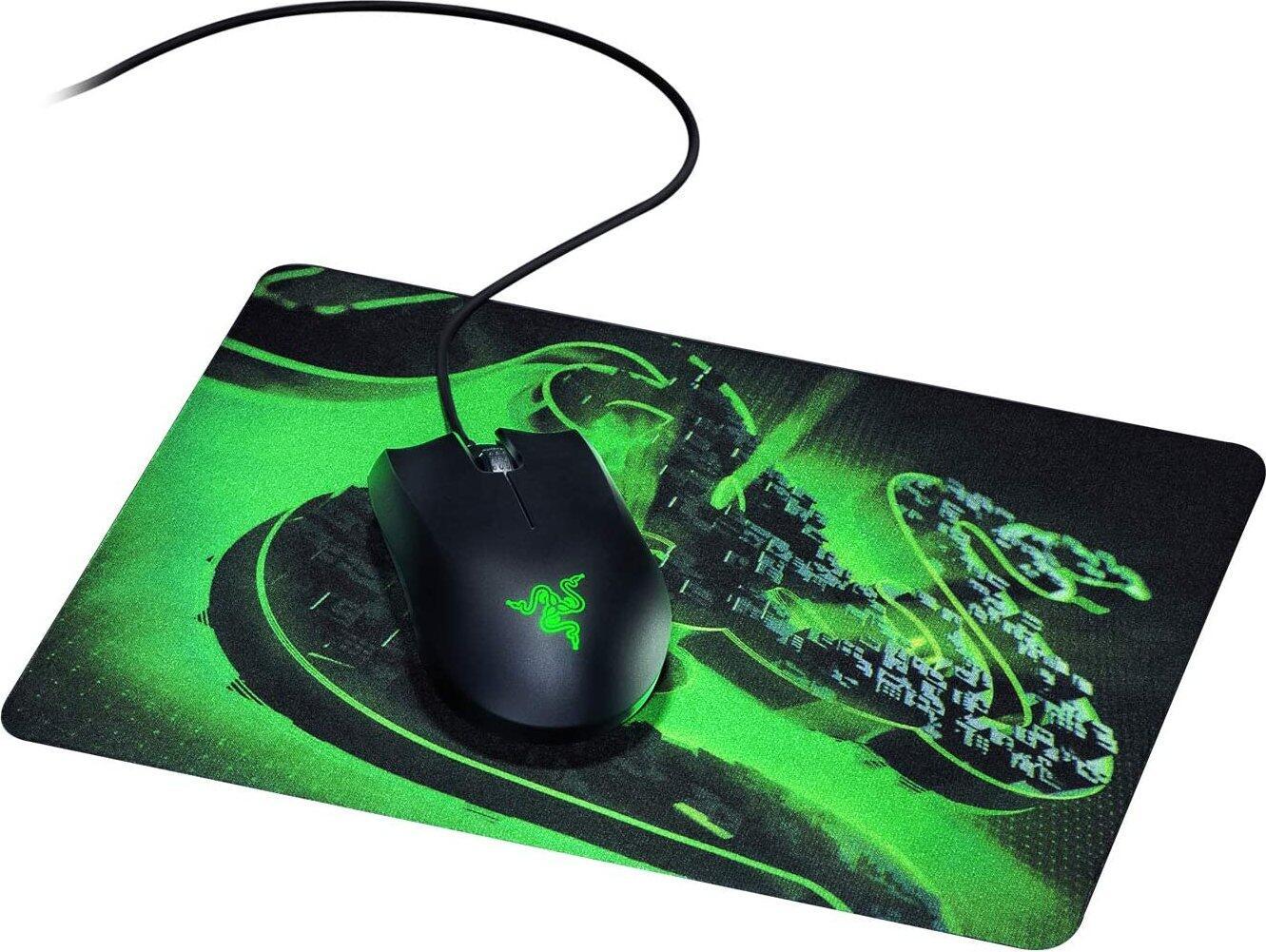Mouse da gioco Razer Abyssus Lite tappetino per mouse mobile Goliathus
