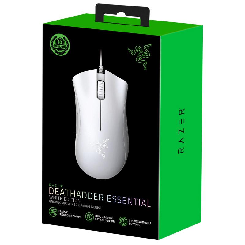 RZMOUSE DEATHADDER ESSENTIAL2021WHT