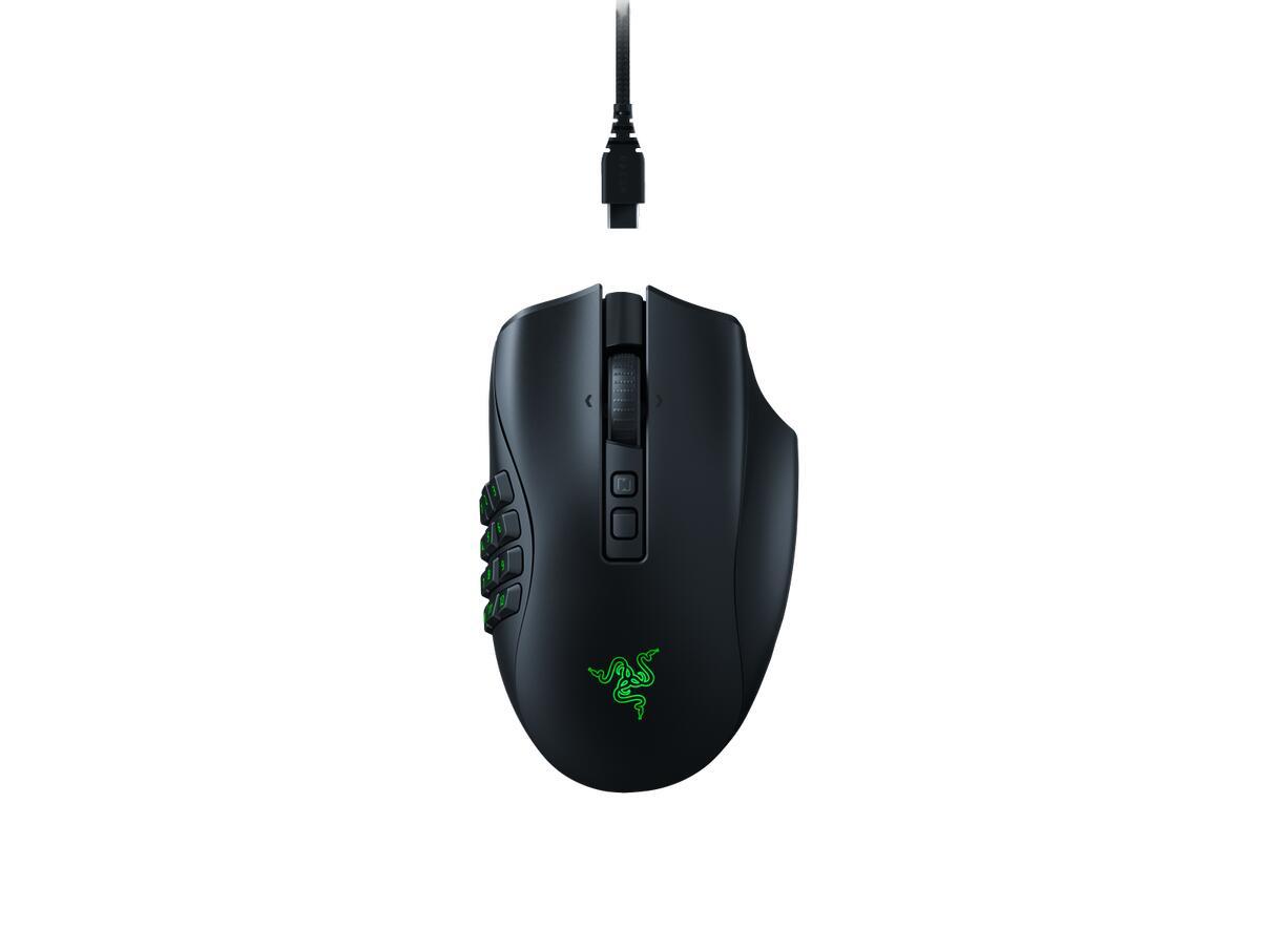 Razer Naga V2 Pro mouse Mano destra RF Wireless Bluetooth USB Type-C Ottico 30000 DPI (Naga V2 Pro)