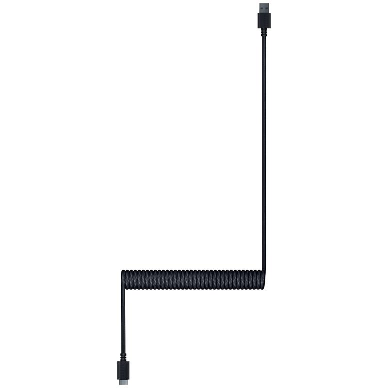 Razer RC21-01490800-R3M1 interruttore a chiave Nero 120 pz (RAZER PBT KEYCAP + COILED CABLE BLACK)