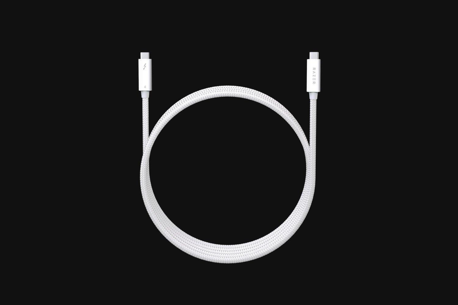 Cavo Razer Thunderbolt 4 2 m (bianco fino a 100 watt)
