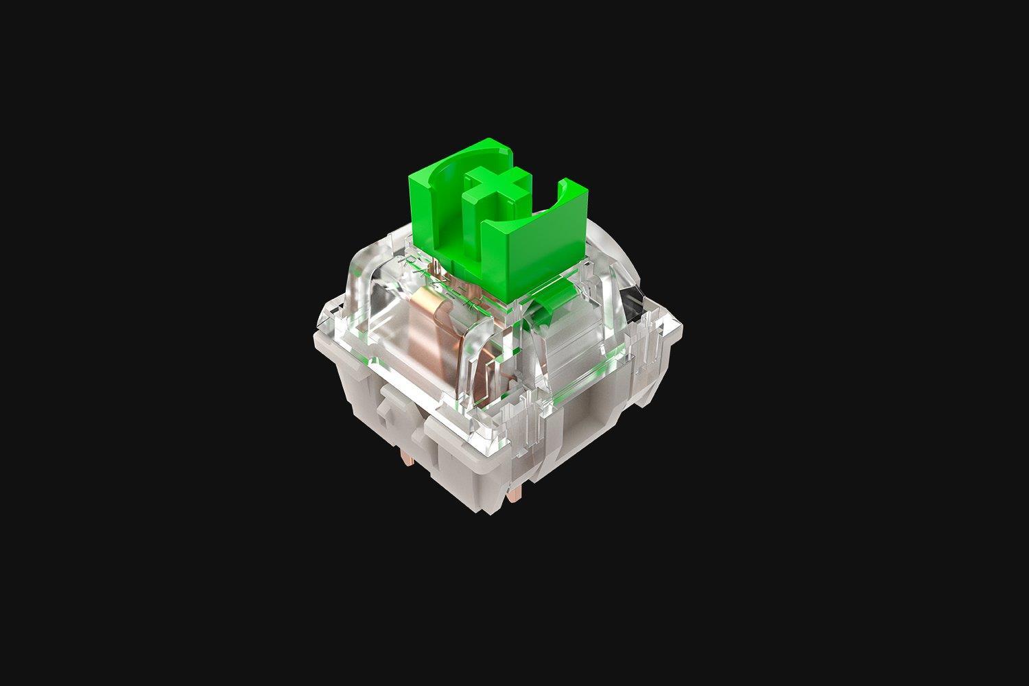 Razer RC21-02040200-R3M1 interruttore a chiave Verde Trasparente 36 pz (RAZER MECHANICAL SWITCHES GREEN CLICKY)