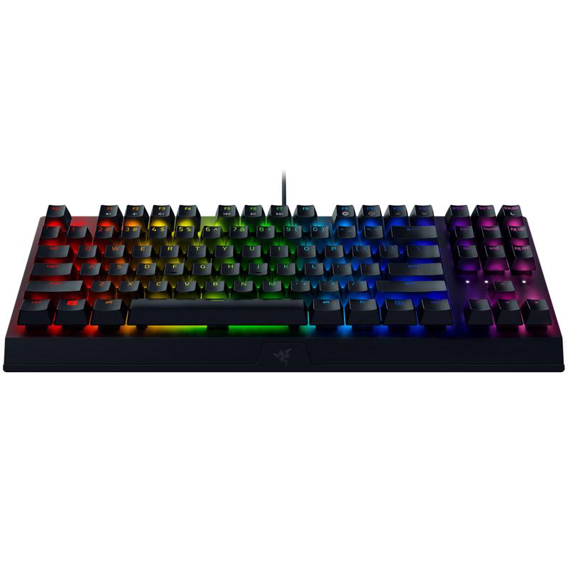 Tastiera RAZER BLACKWIDOW V3 Tenkeyless (interruttore verde meccanico cablato USB layout tedesco RGB)