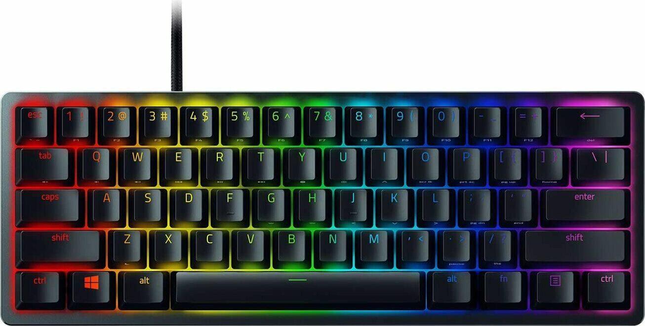 Mini tastiera Razer Huntsman QWERTZ RGB LED Nero RZ03-03391900-R3G1