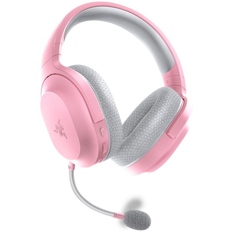 Razer Barracuda X Auricolare Con cavo e senza cavo A Padiglione Giocare USB tipo-C Bluetooth Rosa (Barracuda X 2022 - Quartz Pi