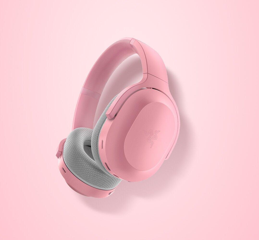 Razer RZ04-03790300-R3M1 cuffia e auricolare Wireless A Padiglione Giocare USB tipo-C Bluetooth Grigio Rosa (RAZER BARRACUDA WI