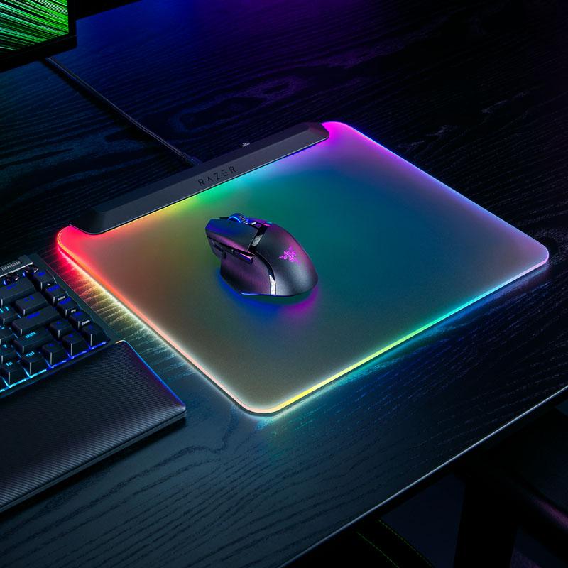 Razer Firefly V2 Pro Tappetino per mouse per gioco da computer Nero (RAZERZ MEDIUM FIREFLY V2 PRO HARD BLACK)