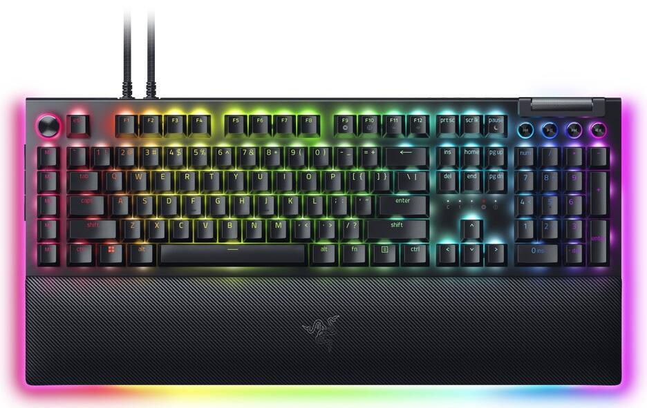 Tastiera Razer Blackwidow V4 Pro (interruttore verde meccanico USB layout tedesco RGB)