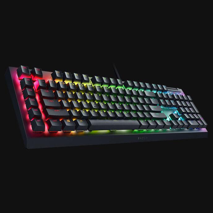 RAZER BlackWidow V4 X - Green Switch (Clicky) - Tastiera da gioco meccanica