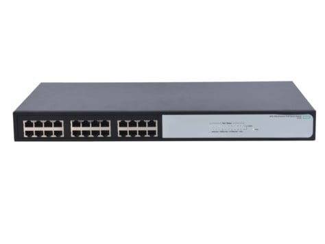 Hewlett Packard Enterprise OfficeConnect 1420 24G Gigabit Ethernet non gestito (10/100/1000) 1U Nero