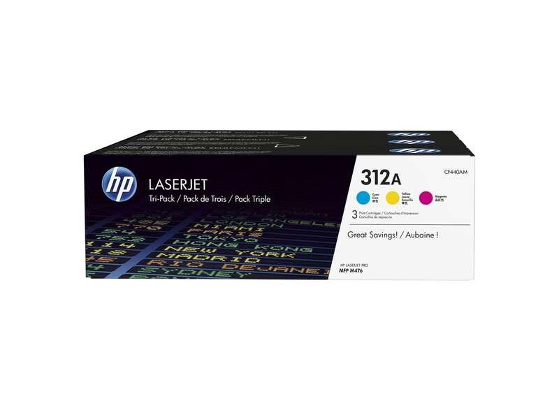 CF440AM TRIPACK TONER HP 312A