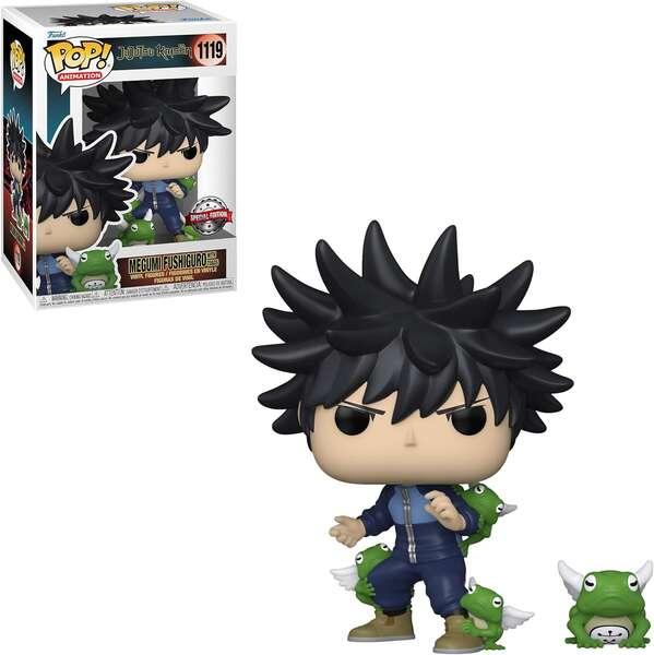 Funko Pop Animation Jujutsu Megumi con Toads Special Edition - Figura in vinile - Altezza 95 cm circa.