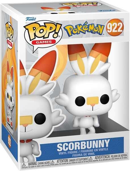 Funko Pop Pokemon Scorbunny - Figura in vinile - Altezza 95 cm circa.