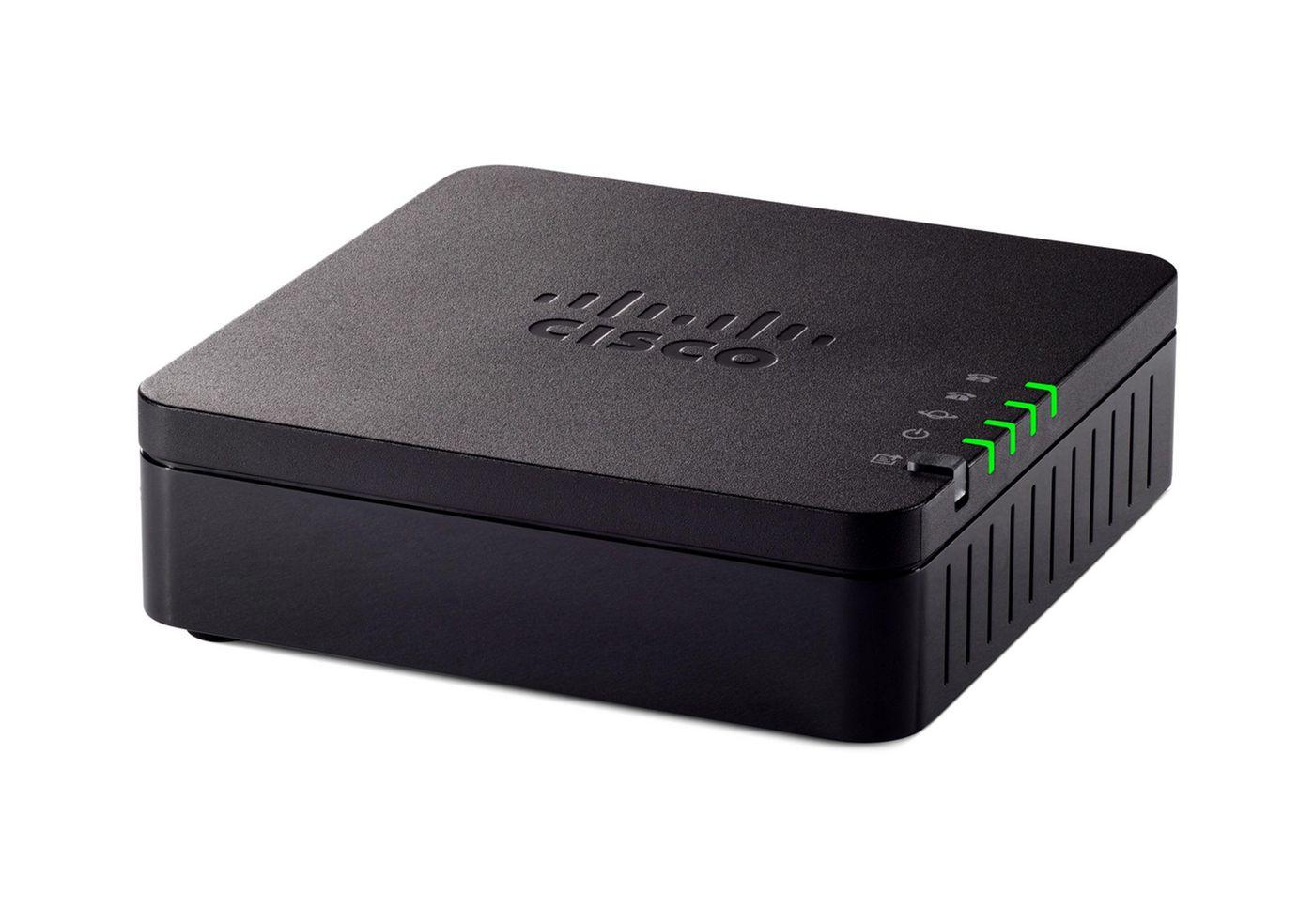Cisco ATA192-3PW-K9, 2-Port Analog Telephone FXS Adapter for Multiplatform, 2 Ethernet Ports