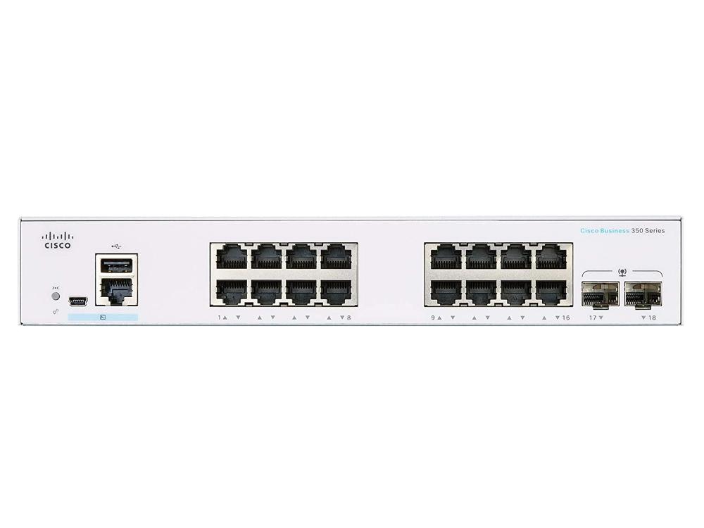 Cisco CBS350-16T-2G Switch 16x RJ45 1000Mb/s 2x SFP