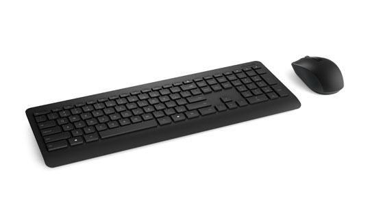Microsoft 900 tastiera Mouse incluso RF Wireless QWERTY Inglese UK Nero